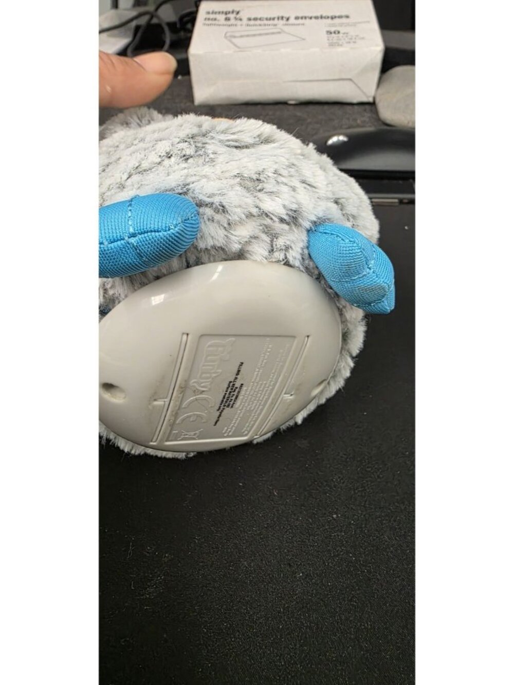 2012 Hasbro Furby Boom Grey & Teal Blue Interactive Toy TESTED & WORKING - Picture 3 of 7